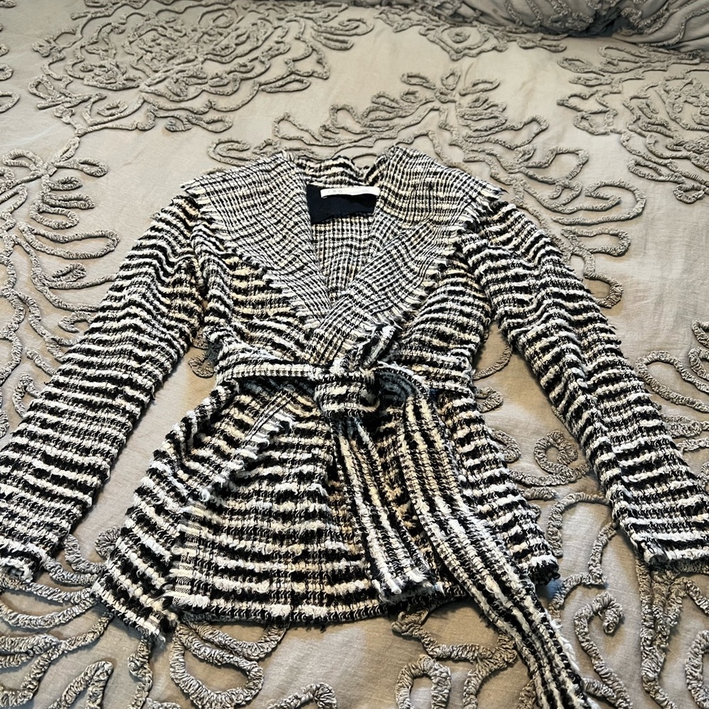 IRO wrap around sweater/jacket